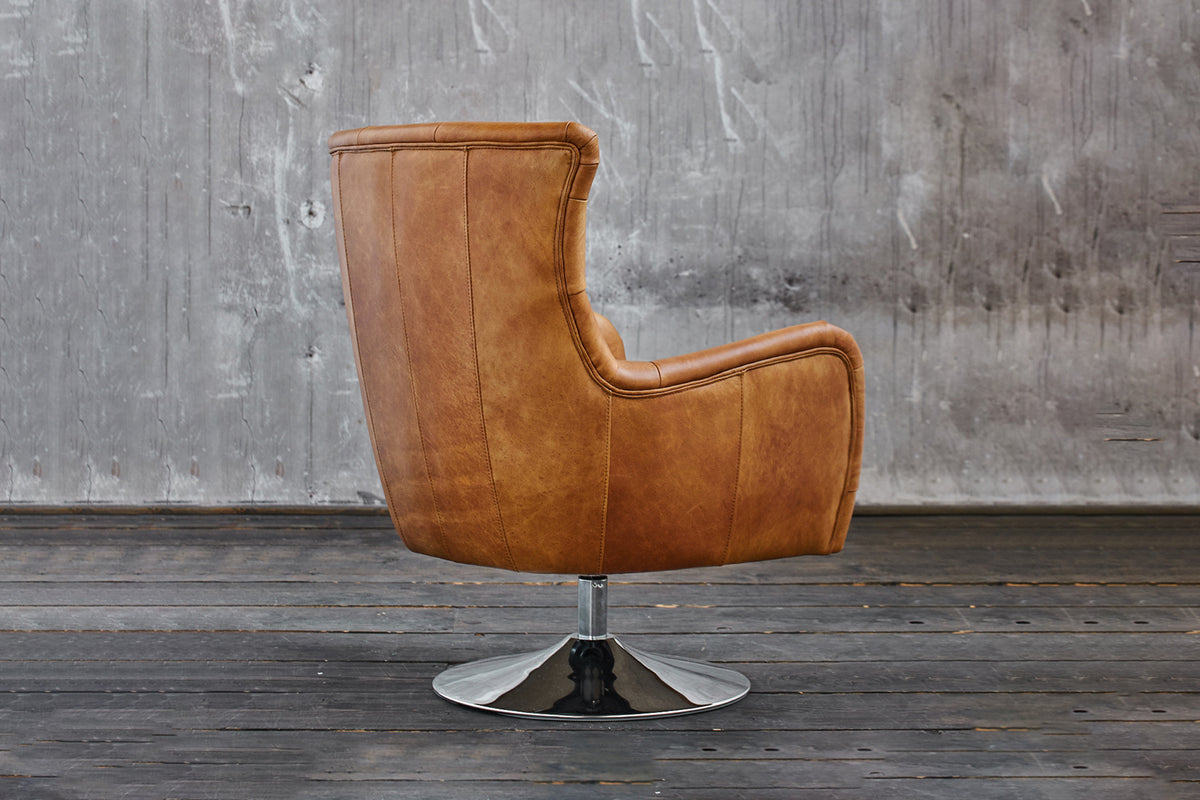 B-Ware KAWOLA Sessel Relexa Leder cognac