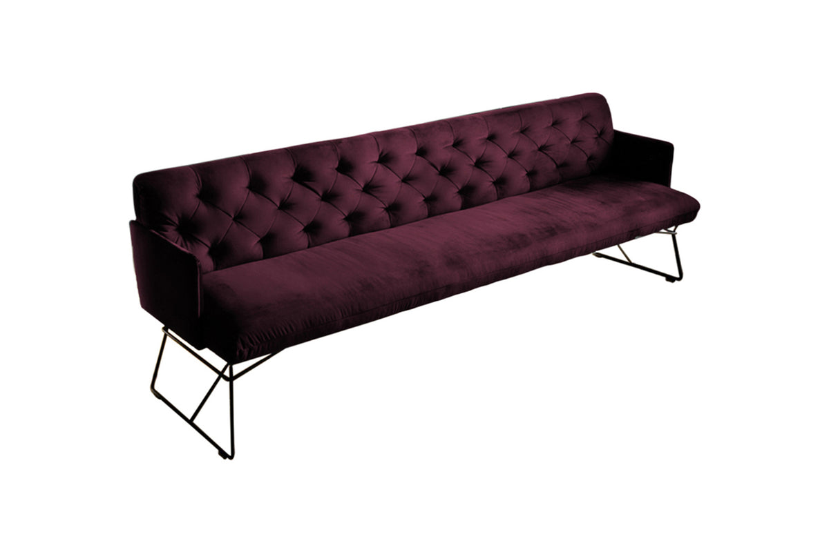 KAWOLA Esszimmerbank CHARME Velvet purple