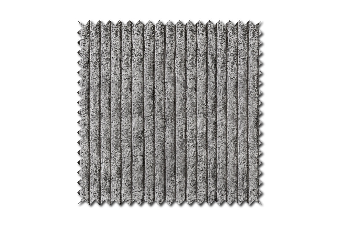 KAWOLA Hocker CHARME Hockerbank Cord grau