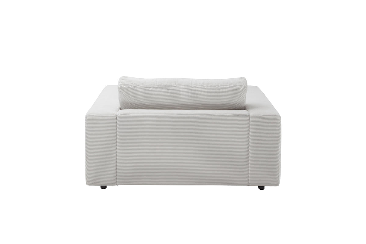 KAWOLA Longseat MADELINE Feincord weiß