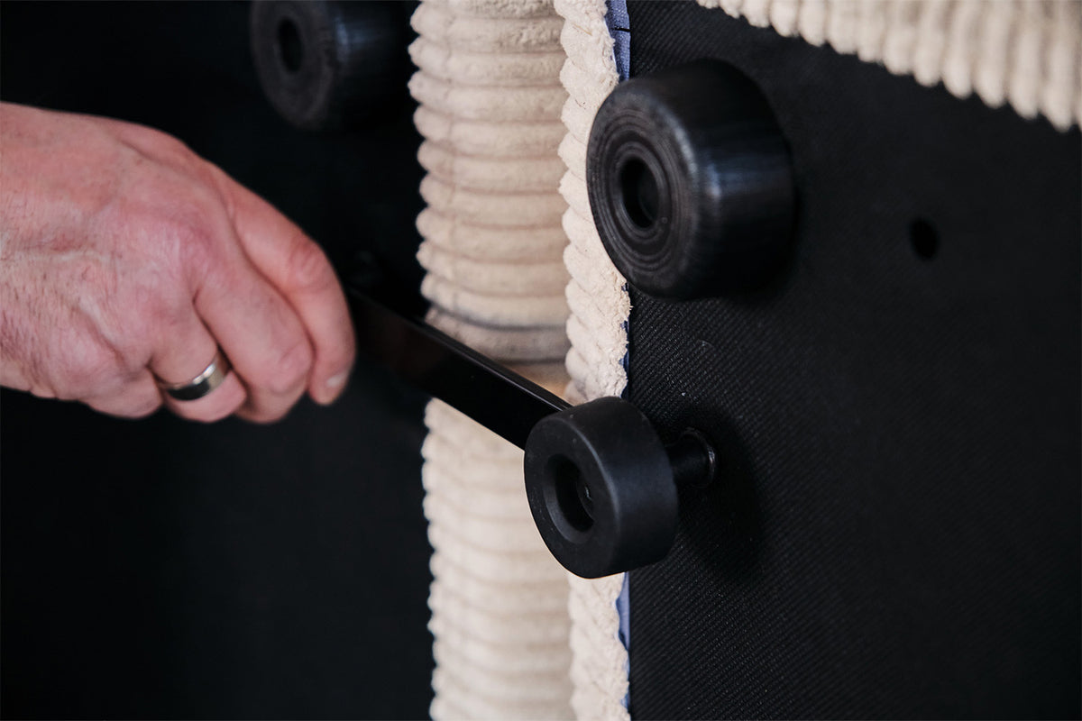 KAWOLA Modulsofa WIOLO SOFT 3 Module 3 Rückenkissen Cord cremeweiß
