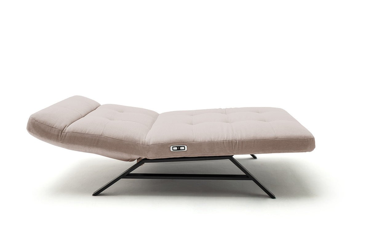 KAWOLA Relaxliege AMERIVA motorisch Maxi Feincord beige