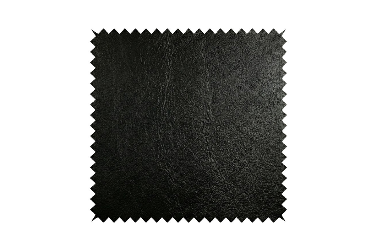 KAWOLA Relaxsessel SILVA Drehsessel Leder schwarz mit Hocker