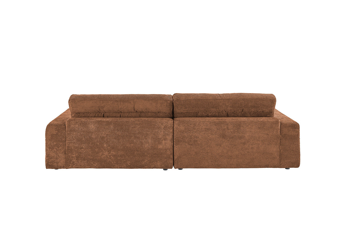 KAWOLA Sofa LANA Ecksofa Cord rost