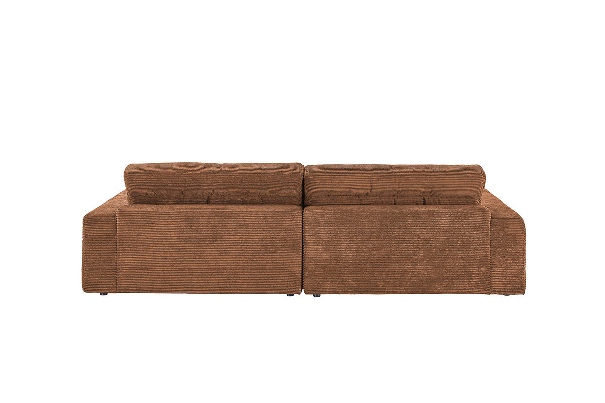 KAWOLA Sofa LANA Ecksofa Cord rost