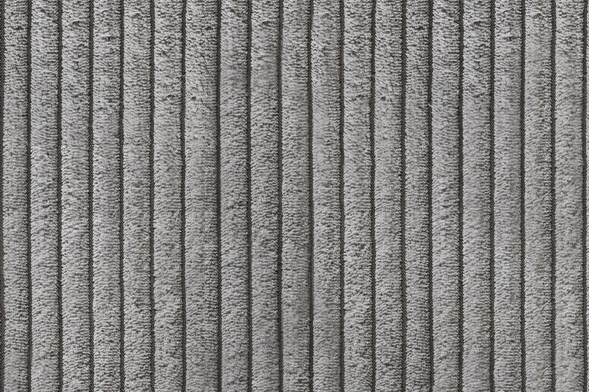 KAWOLA Sofa MADELINE 2-Sitzer Cord grau