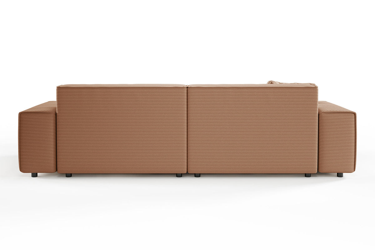 KAWOLA Sofa RANI 3-Sitzer Cord rost
