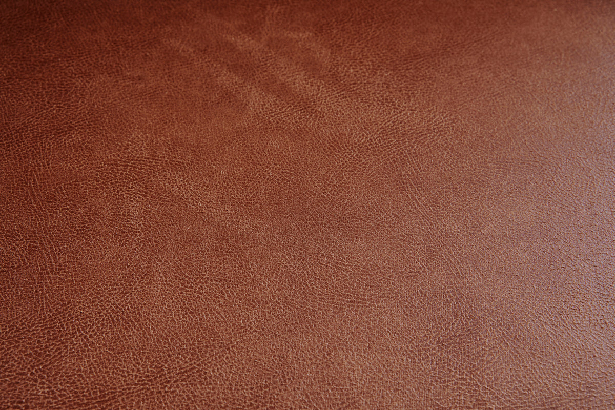 KAWOLA Sofa VILNIUS Lederfaserstoff cognac