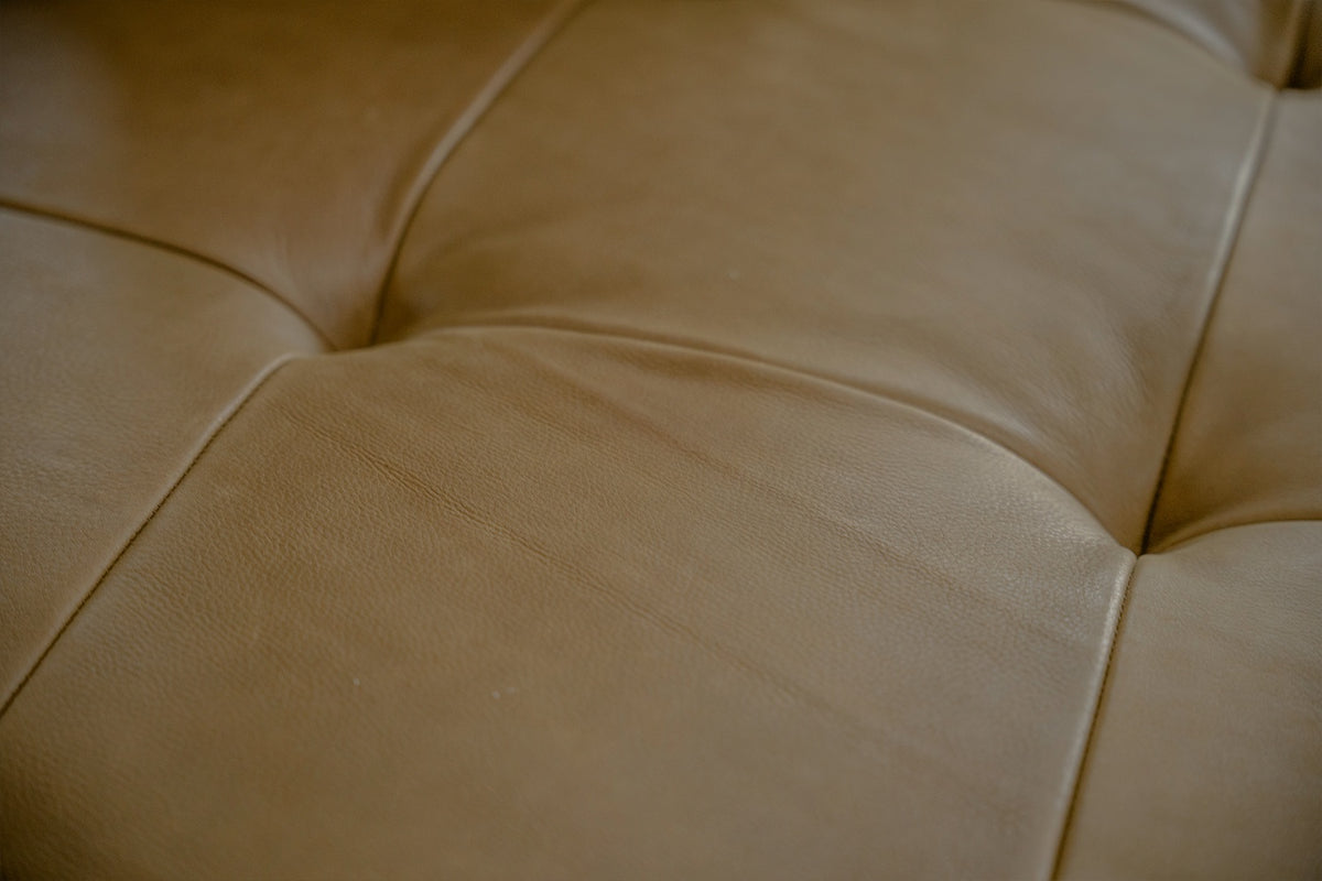 KAWOLA Sofa WIOLO Schlafsofa Daybed Leder camel