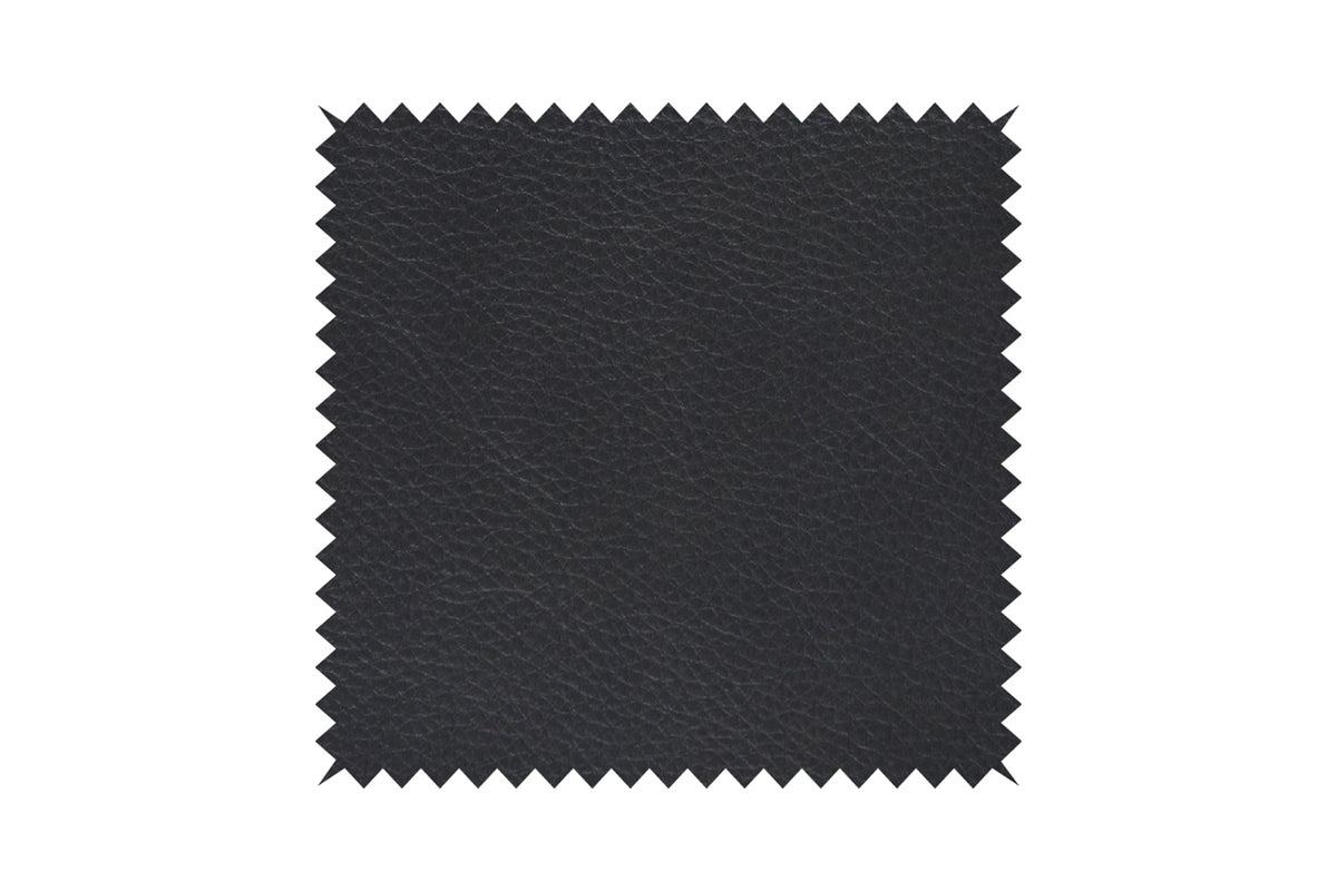 KAWOLA Stoffmuster Leder schwarz