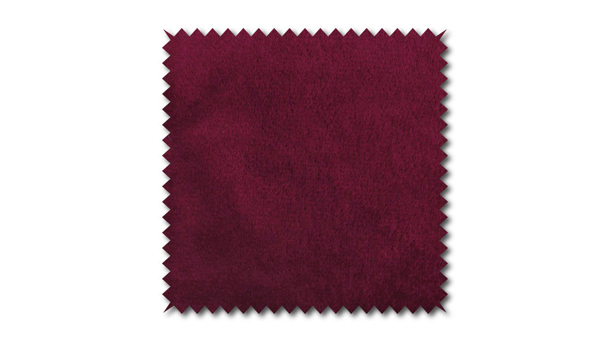 KAWOLA Stoffmuster Velvet rot