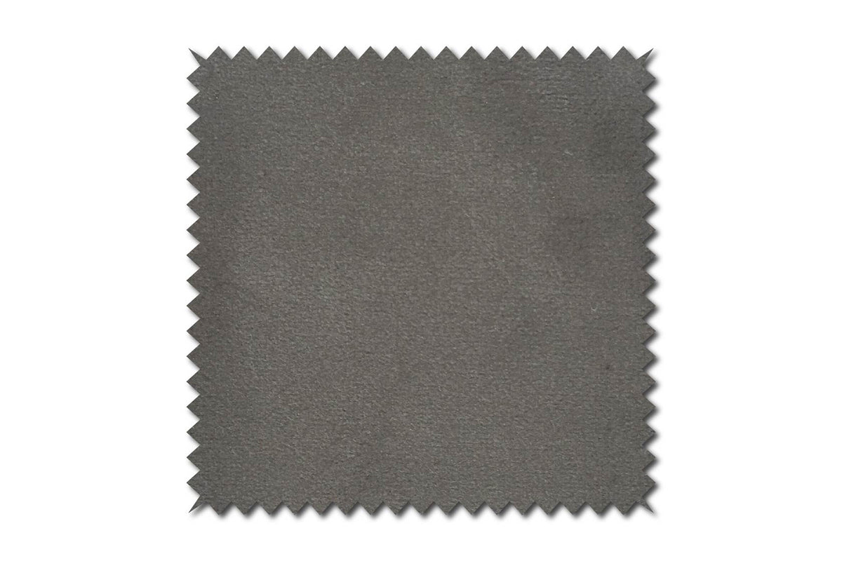 KAWOLA Stoffmuster Velvet silber