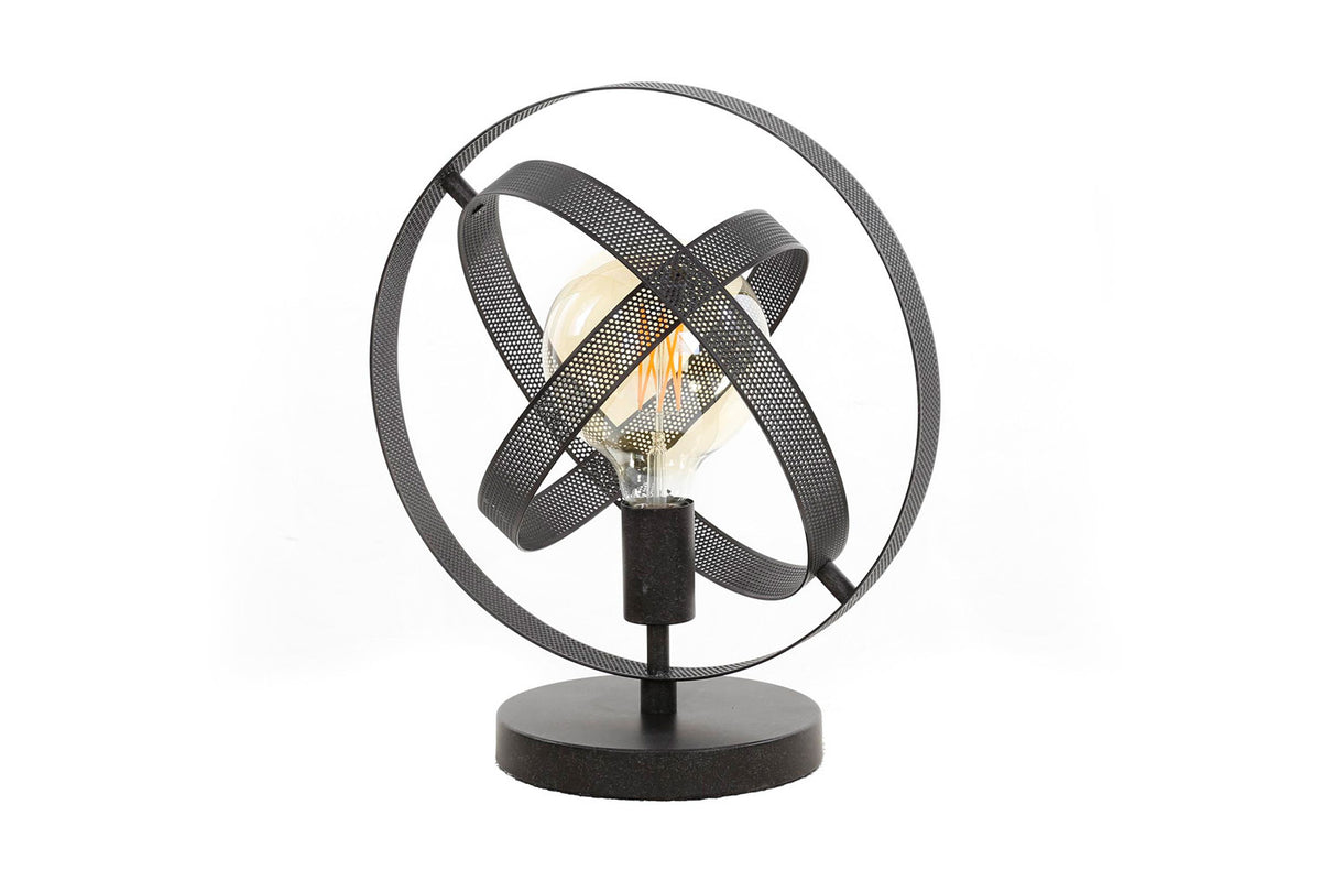 KAWOLA Tischleuchte DILLY Tischlampe Metall schwarz