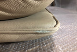 B-Ware KAWOLA Ecksofa JACK Leder beige Recamiere links