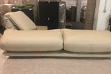 B-Ware KAWOLA Ecksofa JACK Leder beige Recamiere links