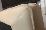 B-Ware KAWOLA Ecksofa JACK Leder beige Recamiere links