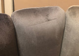 B-Ware KAWOLA Sessel MINGO Bezug Velvet grün