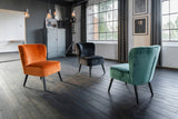 B-Ware KAWOLA Sessel MINGO Velvet orange