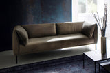 B-Ware KAWOLA Sofa CARRY, 3-Sitzer Stoff olivgrün