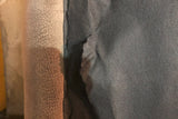 B-Ware KAWOLA Sofa DAVITO Ecksofa Lederimitat im Vintagelook braun Recamiere links