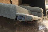 B-Ware KAWOLA Sofa FENICE Ecksofa Stoff Recamiere links light grey