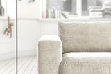 B-Ware KAWOLA Sofa MADELINE 2-Sitzer Cord cremeweiß