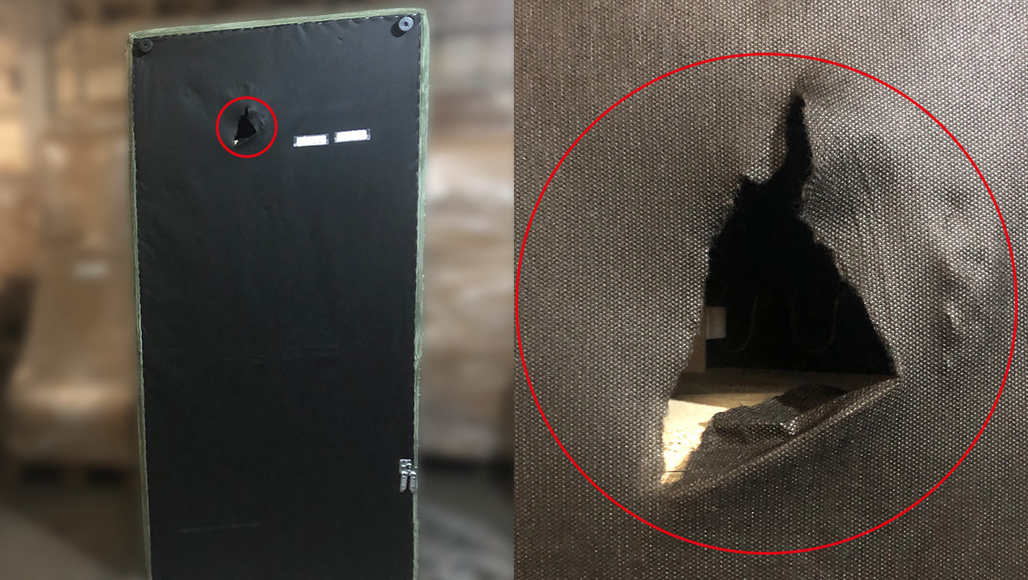 B-Ware KAWOLA Sofa SAMU Ecksofa Cord olivgrün Recamiere links