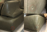 B-Ware KAWOLA Sofa WIOLO Schlafsofa Daybed Leder moosgrün