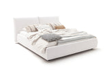 KAWOLA Bett HENRY Polsterbett Cord cremeweiß
