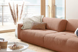 KAWOLA Big Sofa PALACE 3-Sitzer mit Sitztiefenverstellung Cord rost