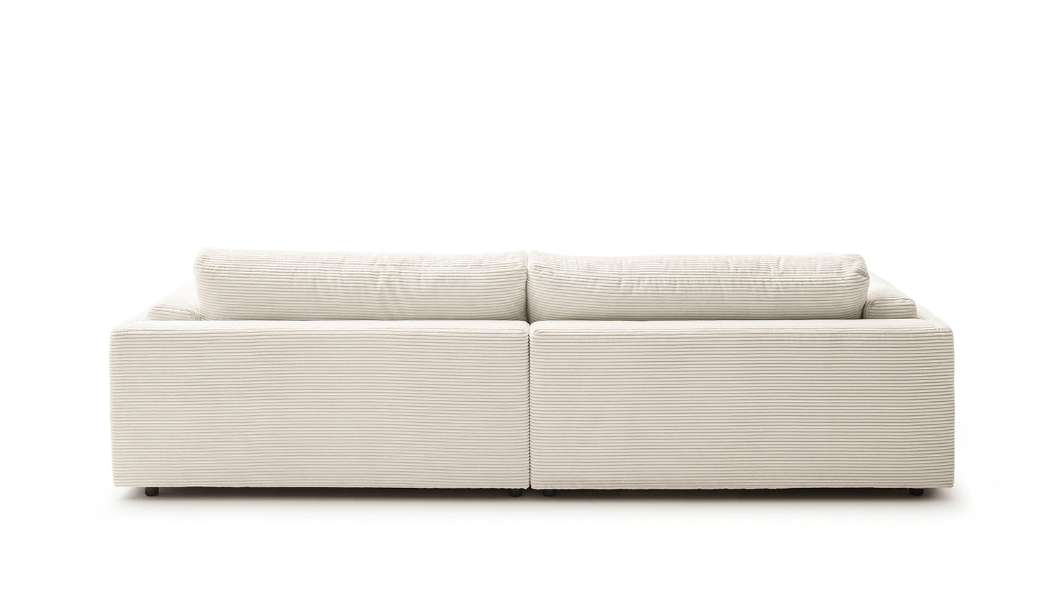 KAWOLA Big Sofa RAINA Cord cremeweiß