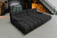 KAWOLA Big Sofa VIVIEN Velvet schwarz