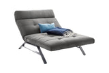 KAWOLA Doppelliege AMERIVA Relaxliege Maxi Velvet grau