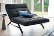 KAWOLA Doppelliege AMERIVA Relaxliege Maxi Velvet schwarz, Schwarz