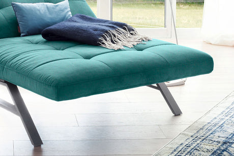 KAWOLA Doppelliege AMERIVA Relaxliege Maxi Velvet smaragd