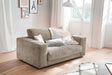KAWOLA Doppelsessel MADELINE Loveseat Cord taupe