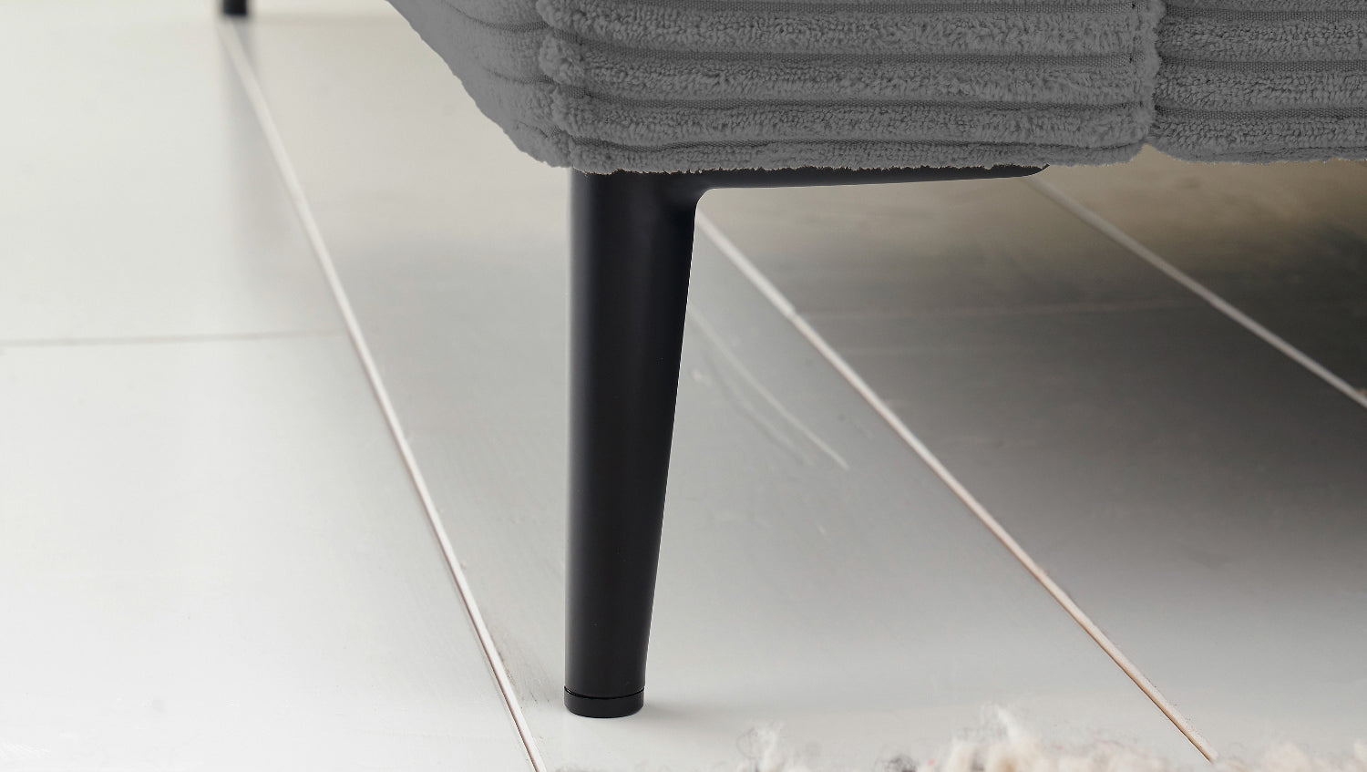 KAWOLA Ecksofa CARA Sofa Cord grau