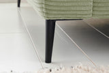 KAWOLA Ecksofa CARA Sofa Cord olivgrün