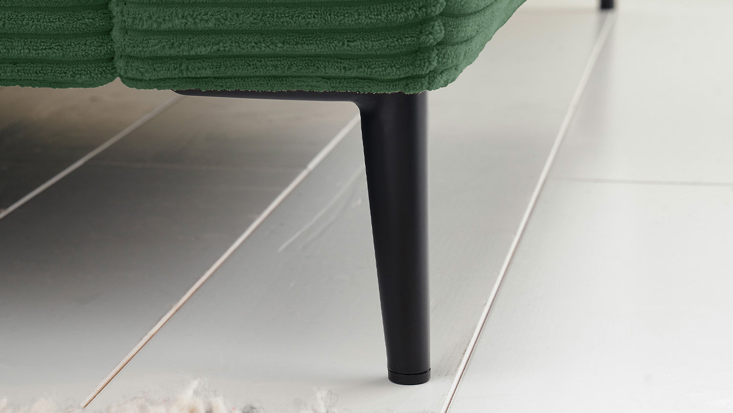 KAWOLA Ecksofa CARA Sofa Cord smaragd