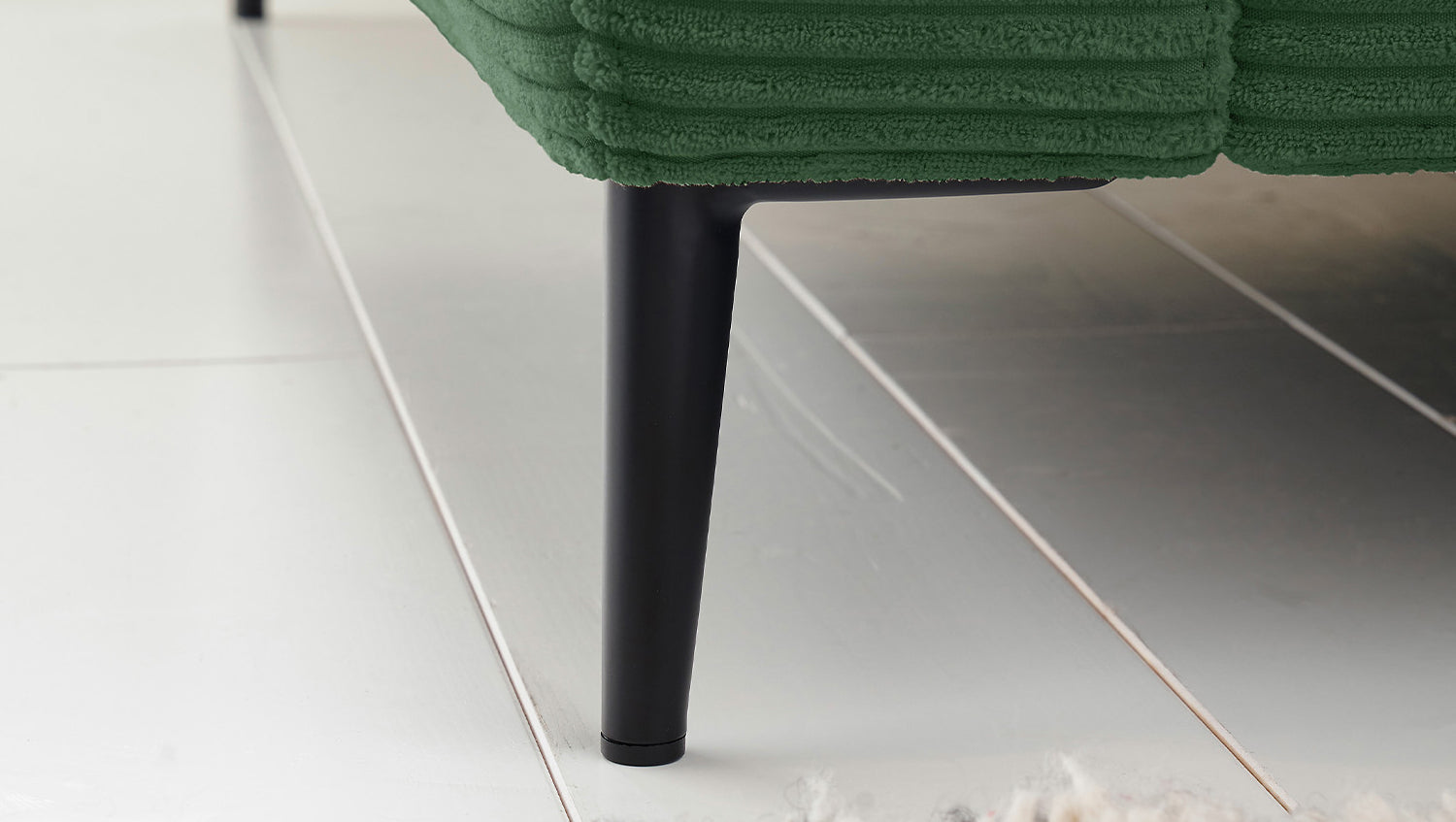 KAWOLA Ecksofa CARA Sofa Cord smaragd