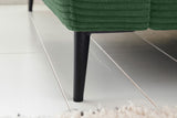 KAWOLA Ecksofa CARA Sofa Cord smaragd