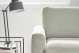 KAWOLA Ecksofa CARA Sofa Cord steingrau