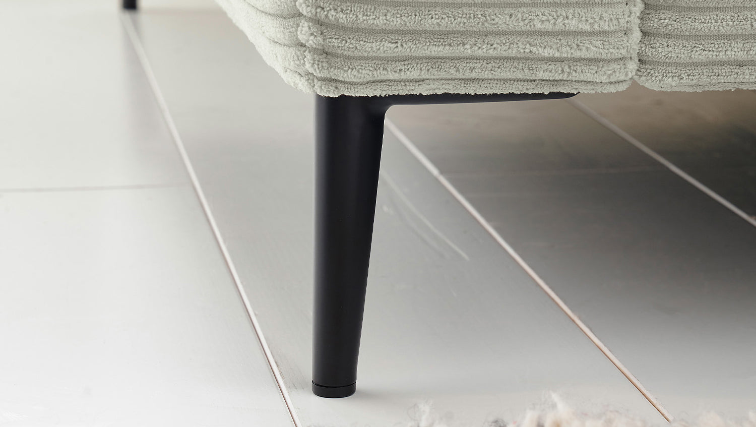 KAWOLA Ecksofa CARA Sofa Cord steingrau