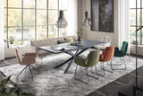 KAWOLA Esszimmerbank CHARME Cord steingrau