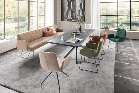 KAWOLA Esszimmerbank CHARME Cord taupe