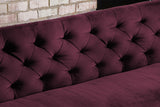 KAWOLA Esszimmerbank CHARME Velvet purple