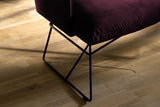 KAWOLA Esszimmerbank CHARME Velvet purple