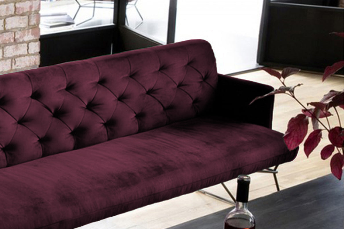 KAWOLA Esszimmerbank CHARME Velvet purple
