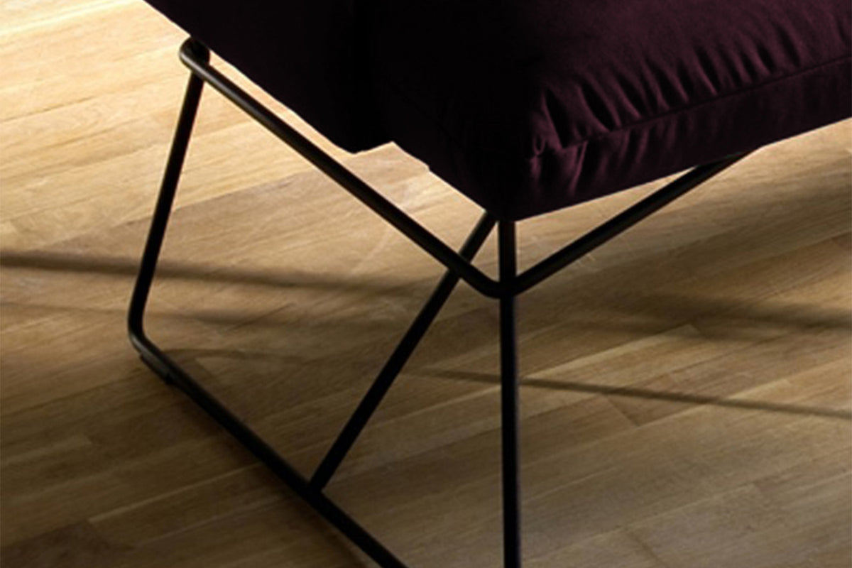 KAWOLA Esszimmerbank CHARME Velvet purple