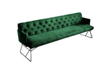 KAWOLA Esszimmerbank CHARME Velvet smaragd